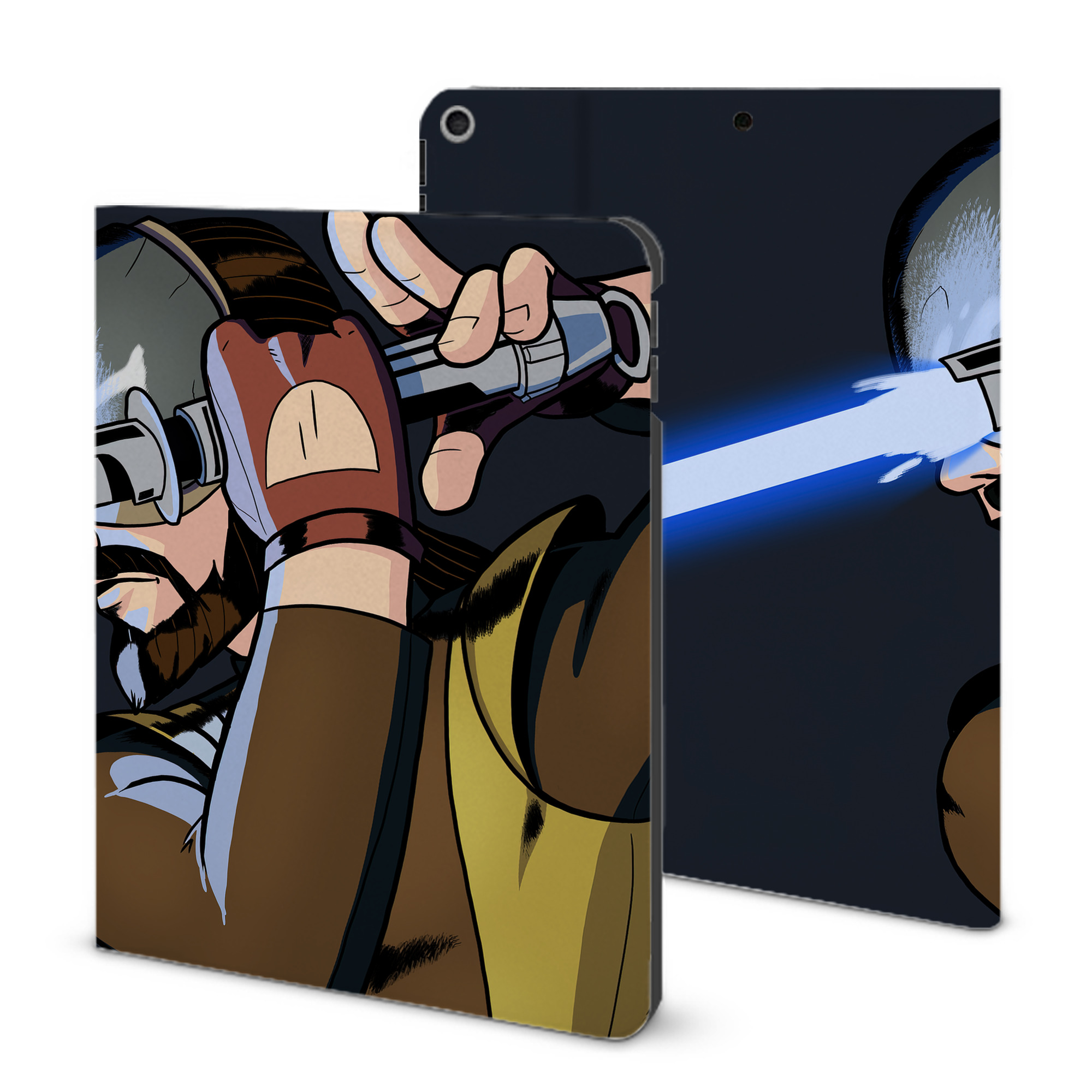 （画像用） スター・ウォーズ Star Wars IPad ケース ブック型 PUレザー TPU 耐衝撃 軽量 薄型 ペン収納なし 全面保護 IPad 各モデル対応